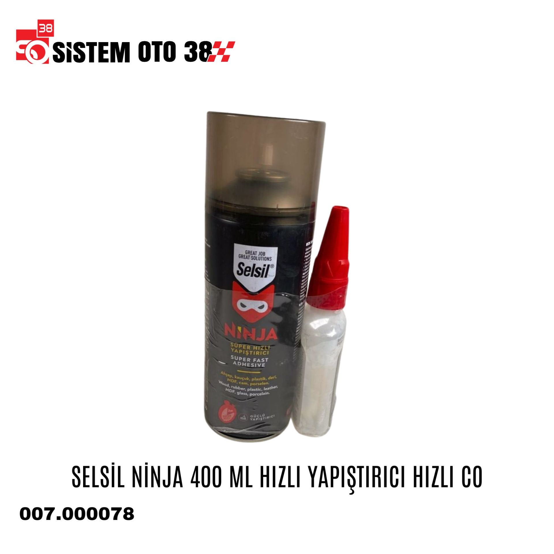 SELSİL NİNJA 400 ML HIZLI YAPIŞTIRICI HIZLI CO | | BANTLAR VE YAPIŞTIRICILA