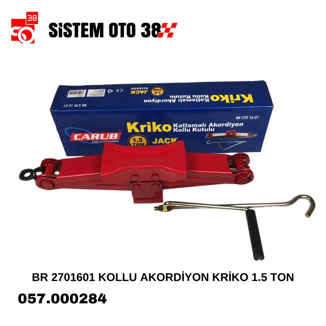 BR 2701601 KOLLU AKORDİYON KRİKO 1.5 TON | | MUHTELİF ÜRÜNLER