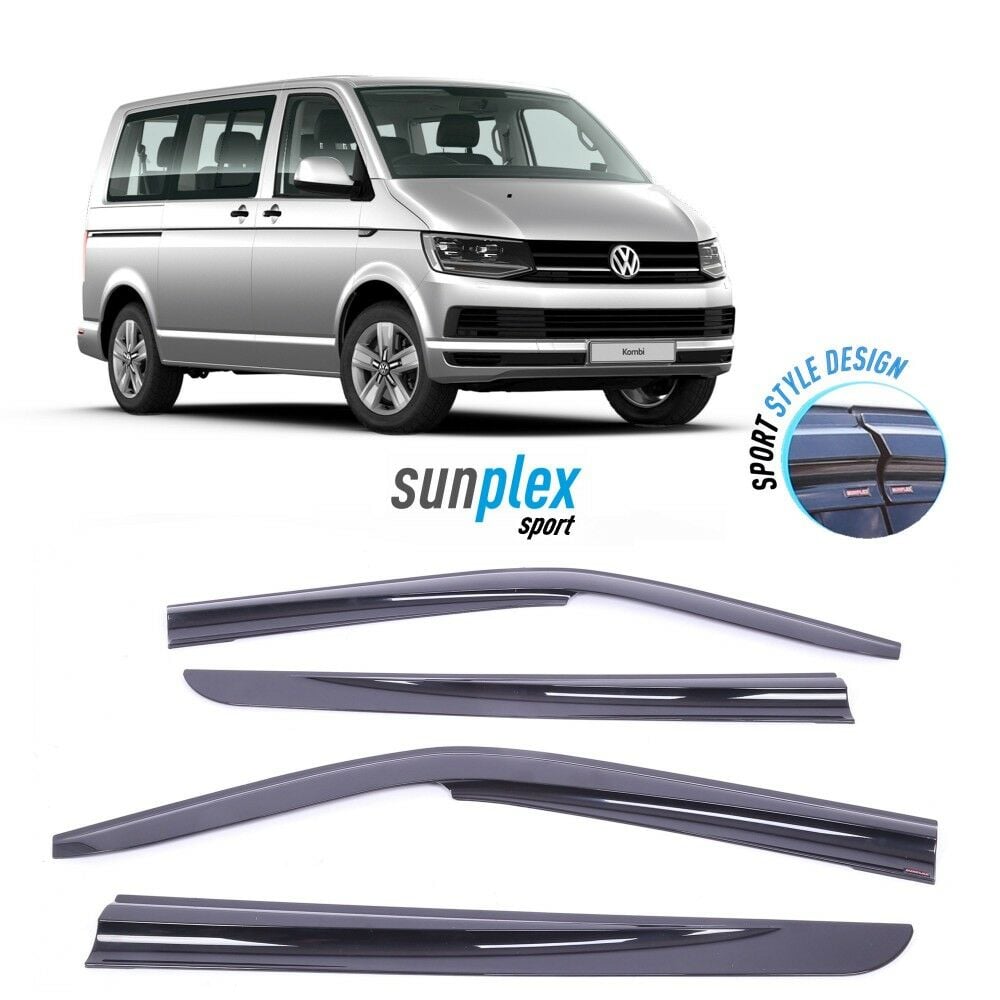 VW TRANSP T5 T6 T7 T8 2003-> MUGEN CAM RÜZGARLIĞI 4LÜ ÖN-ARK | SUNPLEX