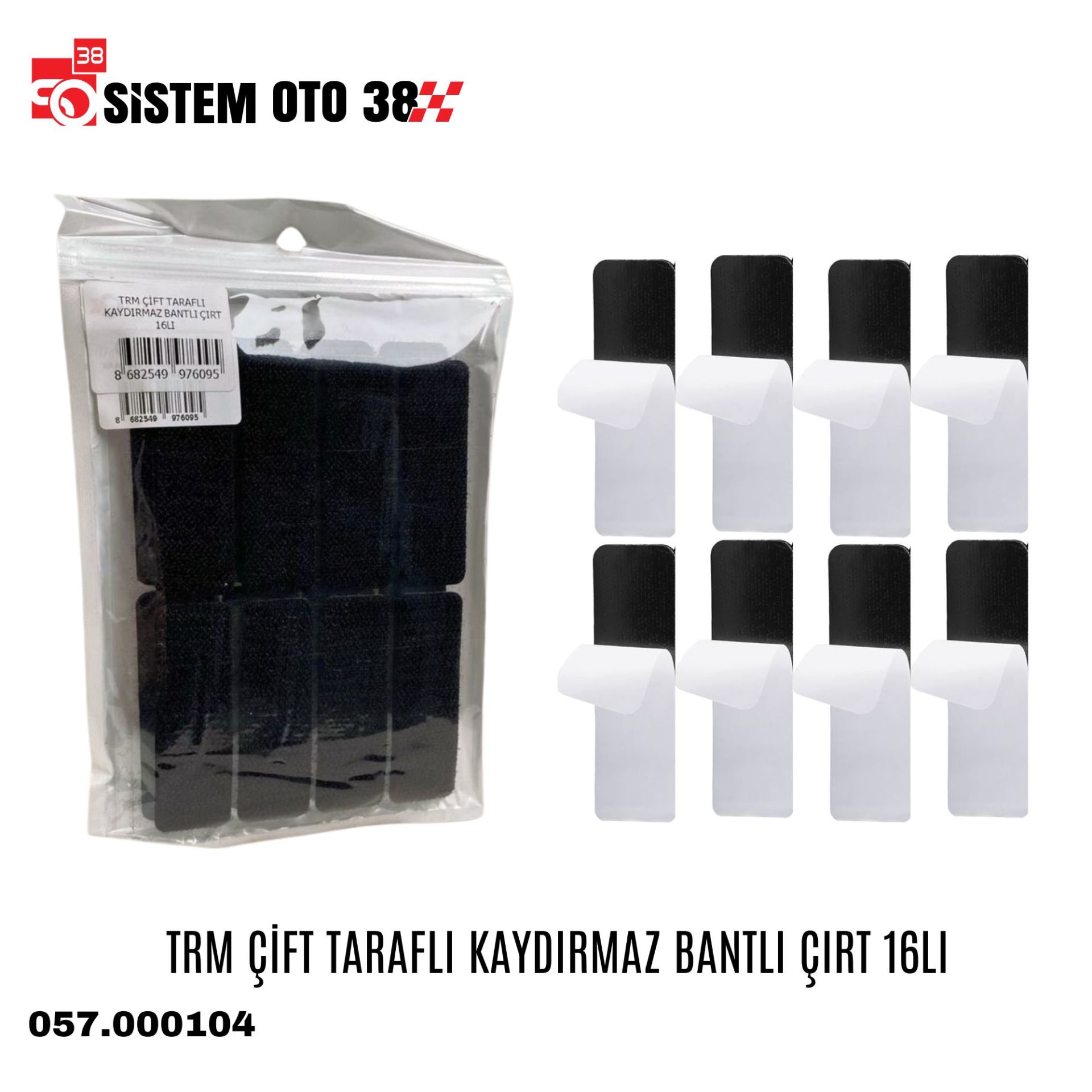 TRM ÇİFT TARAFLI KAYDIRMAZ BANTLI ÇIRT 16LI | | MUHTELİF ÜRÜNLER