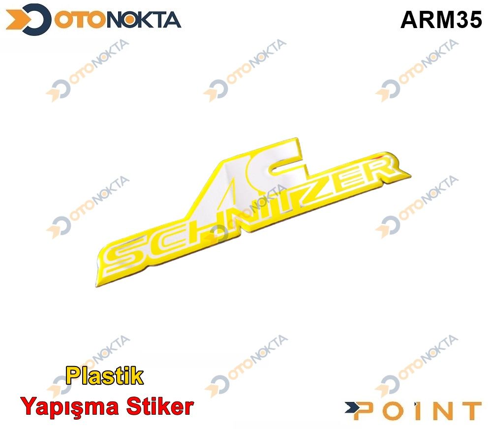ARMA STICKER YAPISMA AC SCHNITZER SARI
