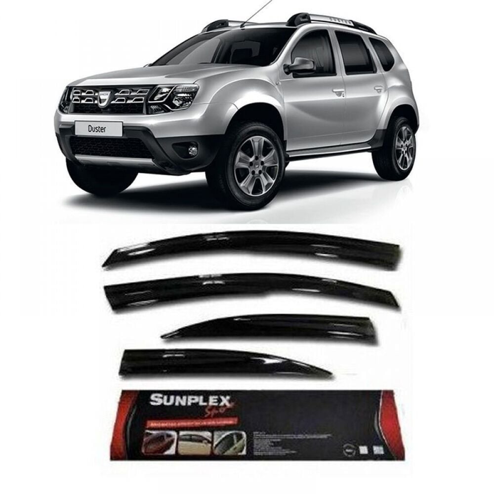 DACIA DUSTER 10-16 MUGEN SPORT CAM RÜZGARLIĞI ÖN-ARKA | SUNPLEX