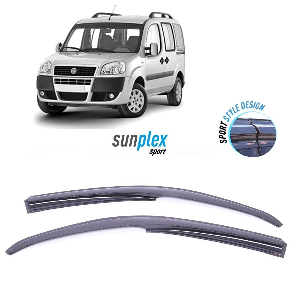FIAT DOBLO I 2000-2012 MUGEN CAM RÜZGARLIĞI ÖN | SUNPLEX
