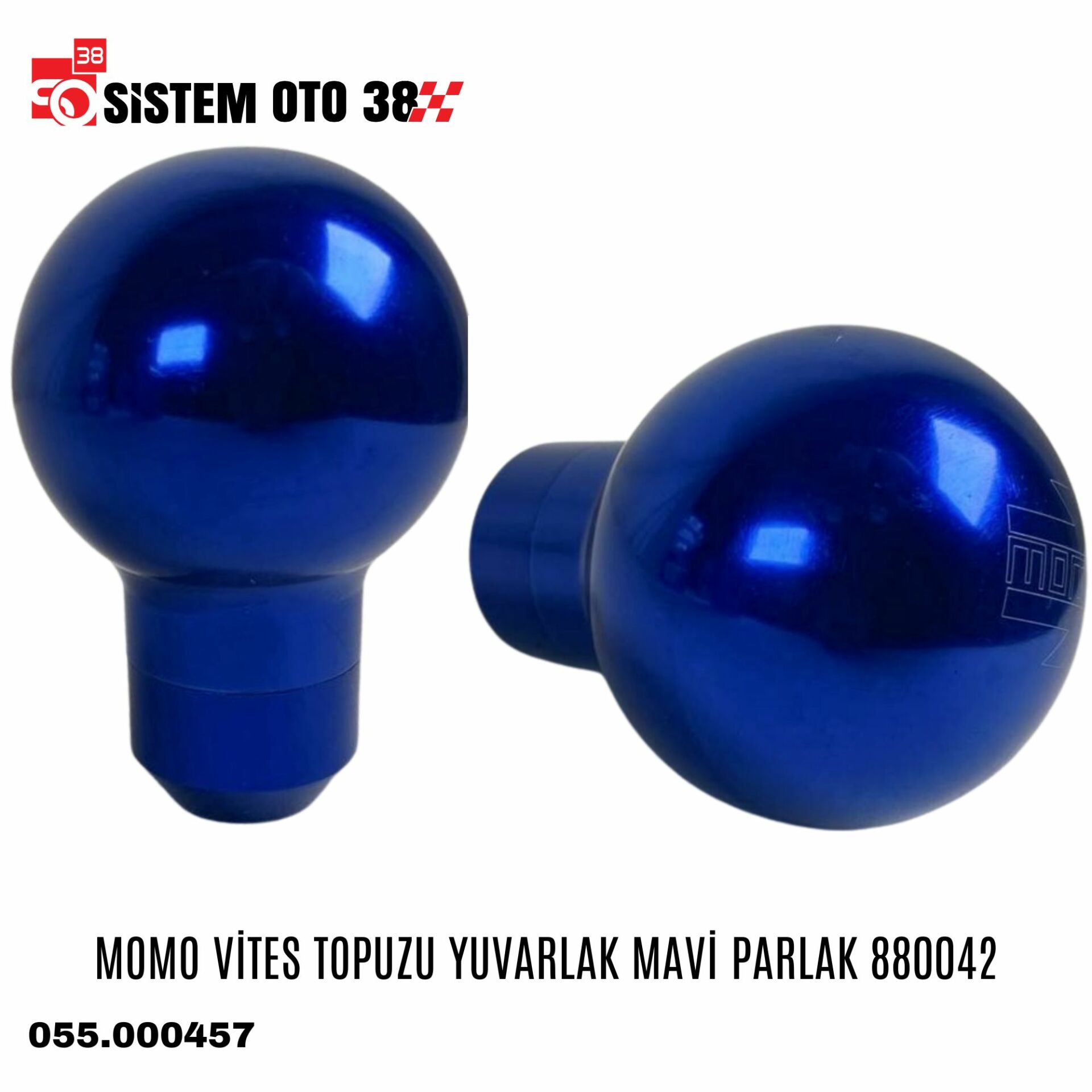 MOMO VİTES TOPUZU YUVARLAK MAVİ PARLAK 880042 | | TUNING