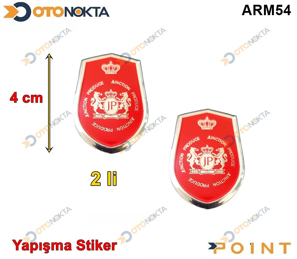 ARMA STICKER YAPISMA TAC KIRMIZI
