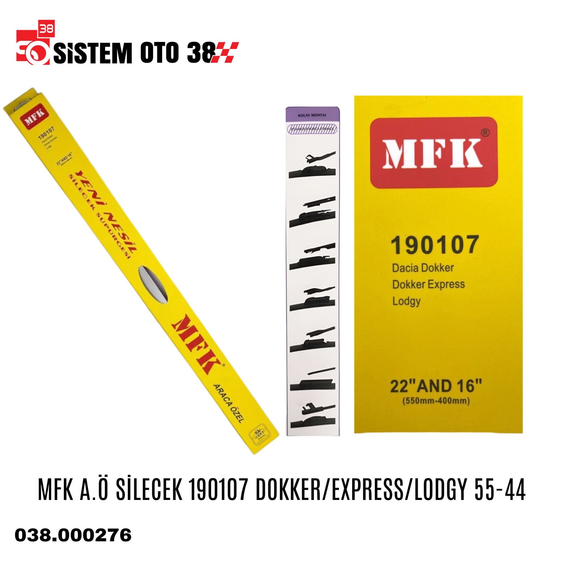 MFK A.Ö SİLECEK 190107 DOKKER/EXPRESS/LODGY 55-44 | | SİLECEKLER