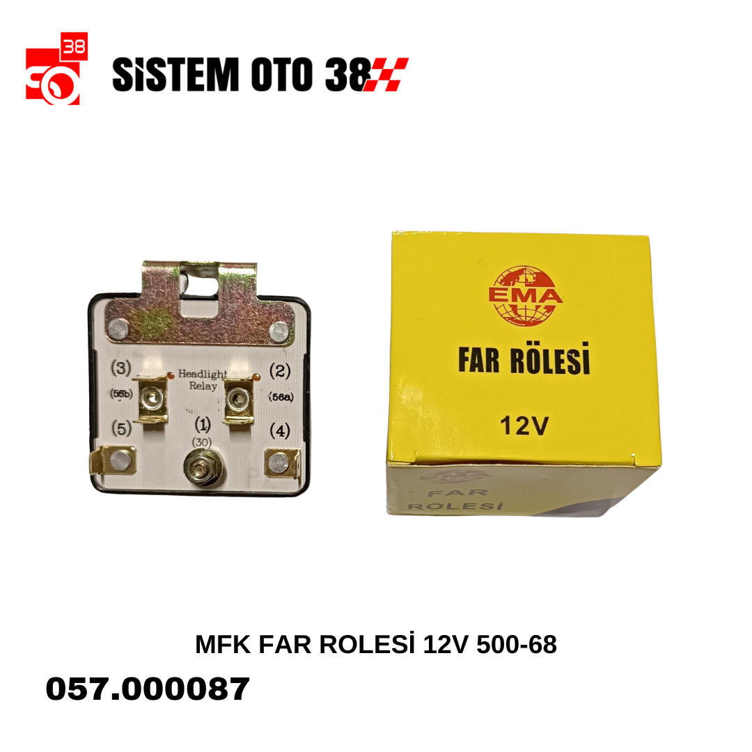 MFK FAR ROLESİ 12V 500-68 | | MUHTELİF ÜRÜNLER