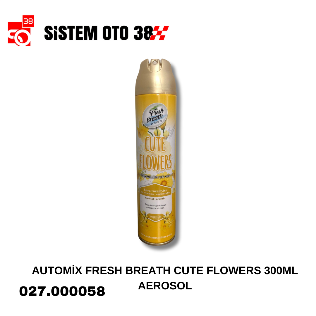 AUTOMİX FRESH BREATH CUTE FLOWERS 300ML AEROSOL | | KOZMETİK GRUBU