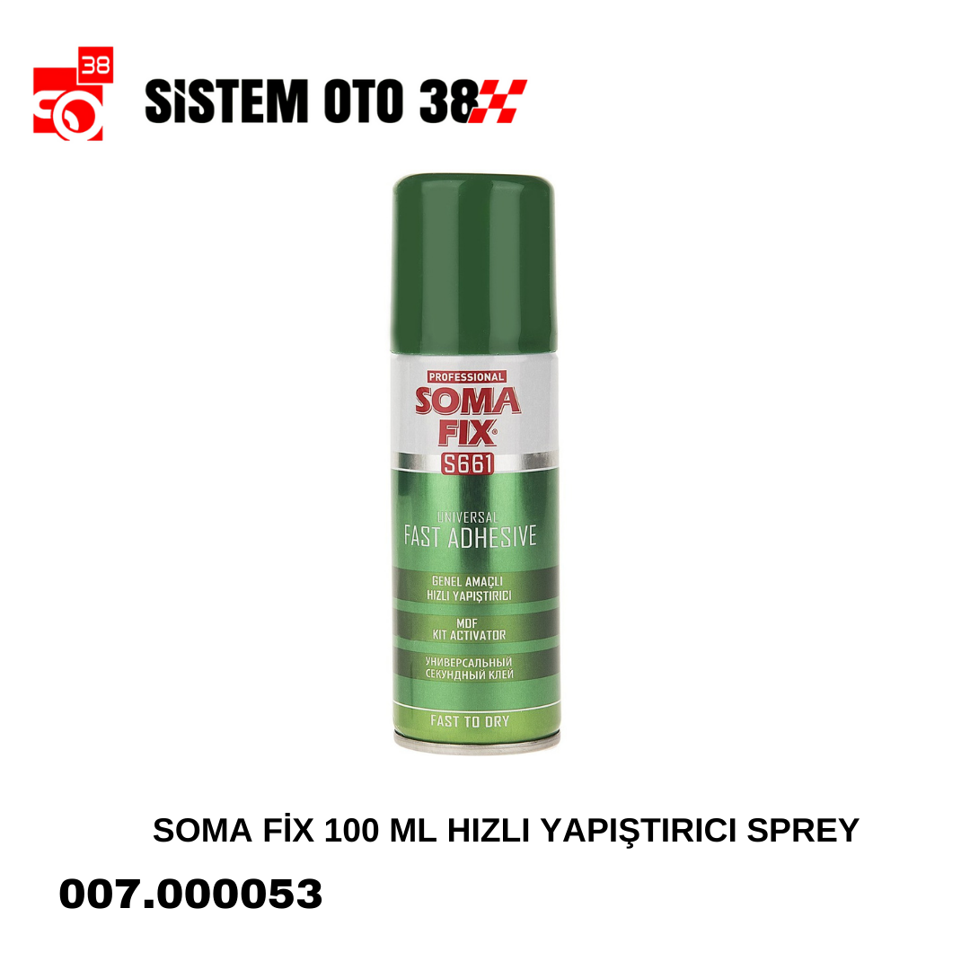 SOMA FİX 100 ML HIZLI YAPIŞTIRICI SPREY | | BANTLAR VE YAPIŞTIRICILA