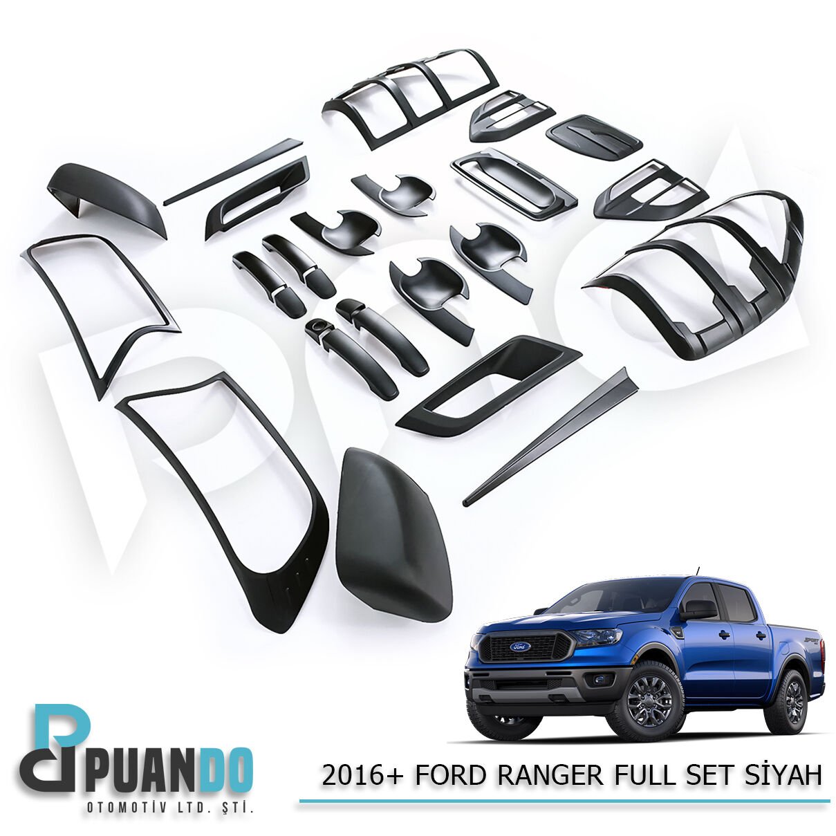 2016+ FORD RANGER FULL SET SIYAH