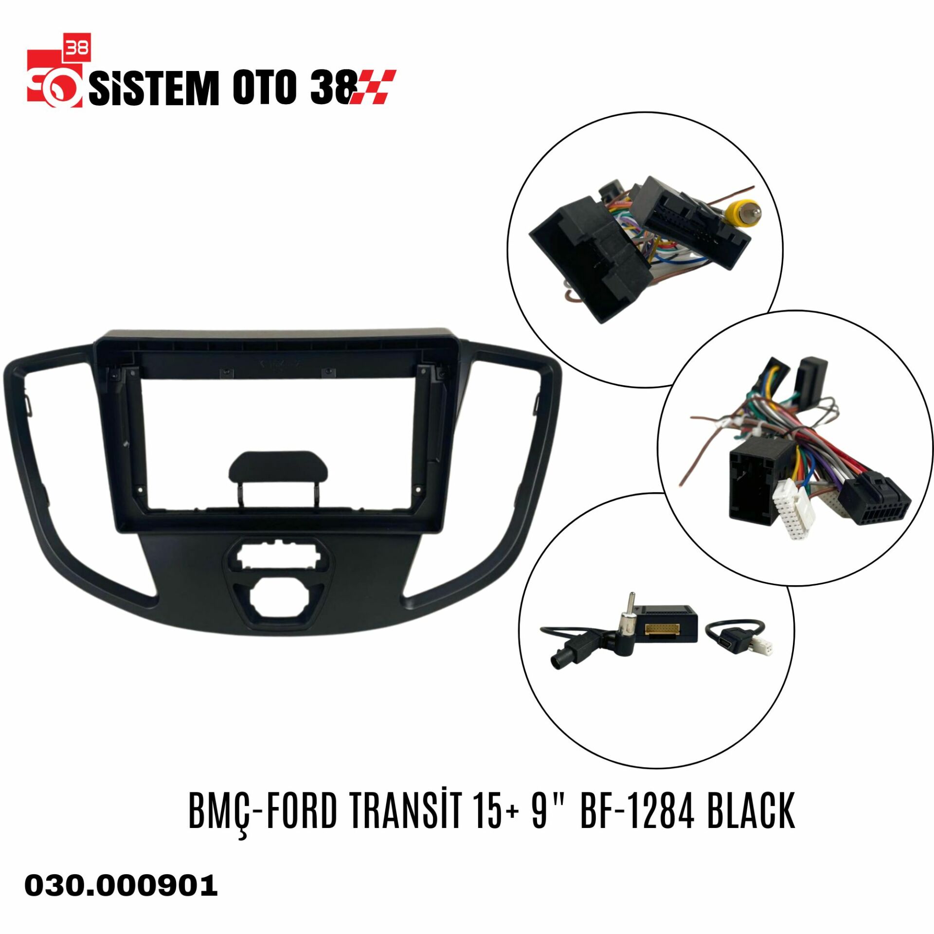 BMÇ-FORD TRANSİT 15+ 9'' BF-1284 BLACK | | MULTİMEDYALAR