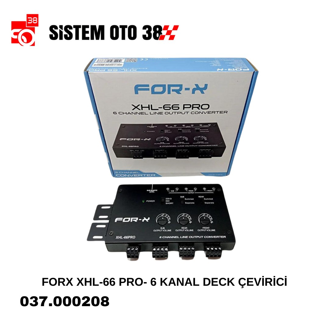 FORX XHL-66 PRO- 6 KANAL DECK ÇEVİRİCİ | | SES MONTAJ EKİPMANLARI