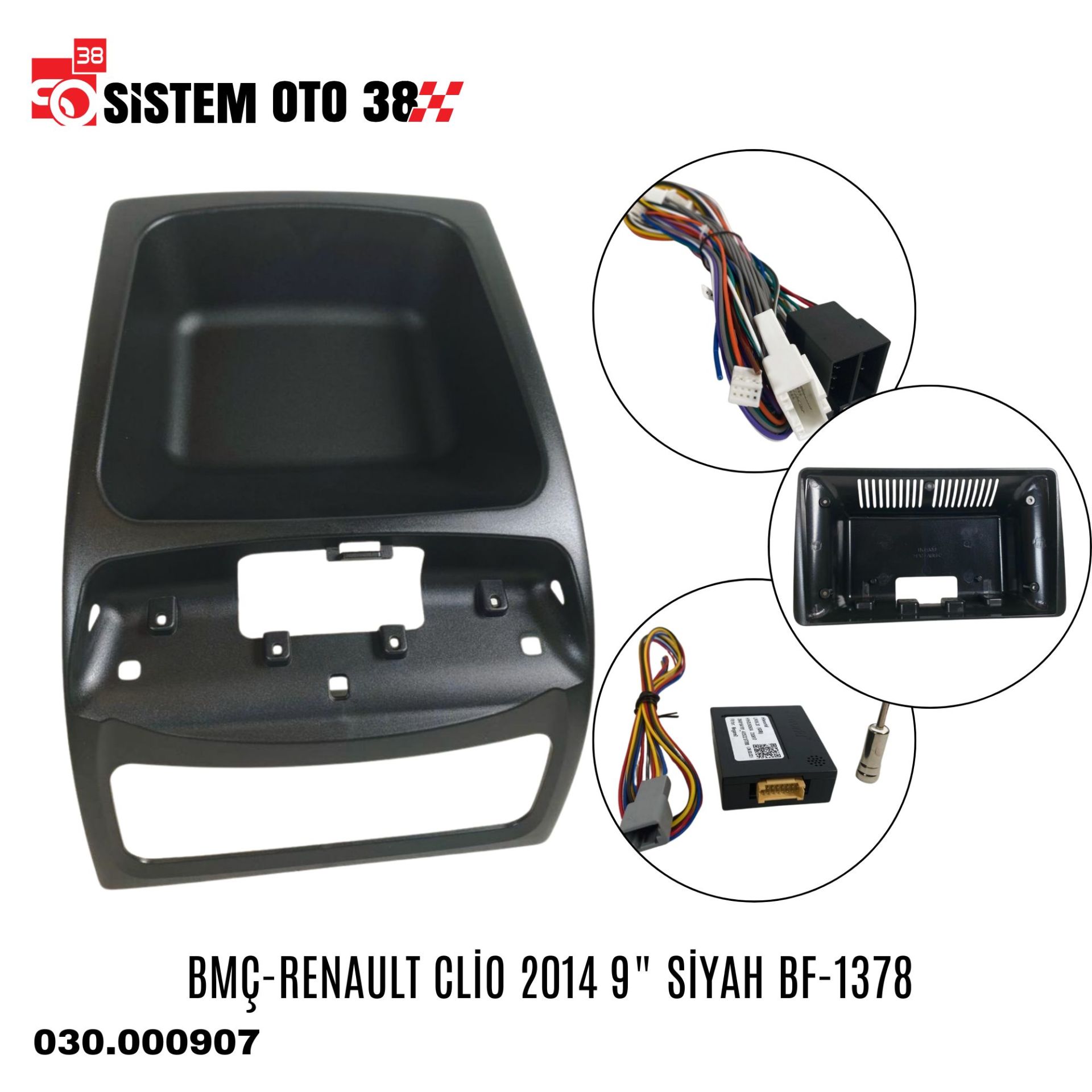 BMÇ-RENAULT CLİO SYMBOL 9'' SİYAH BF-1378 | | MULTİMEDYALAR