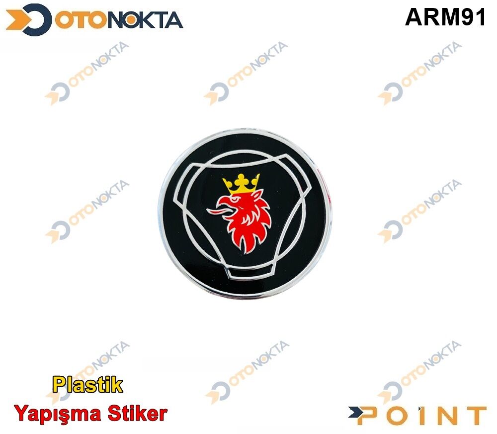 ARMA STICKER SCANIA SIYAH
