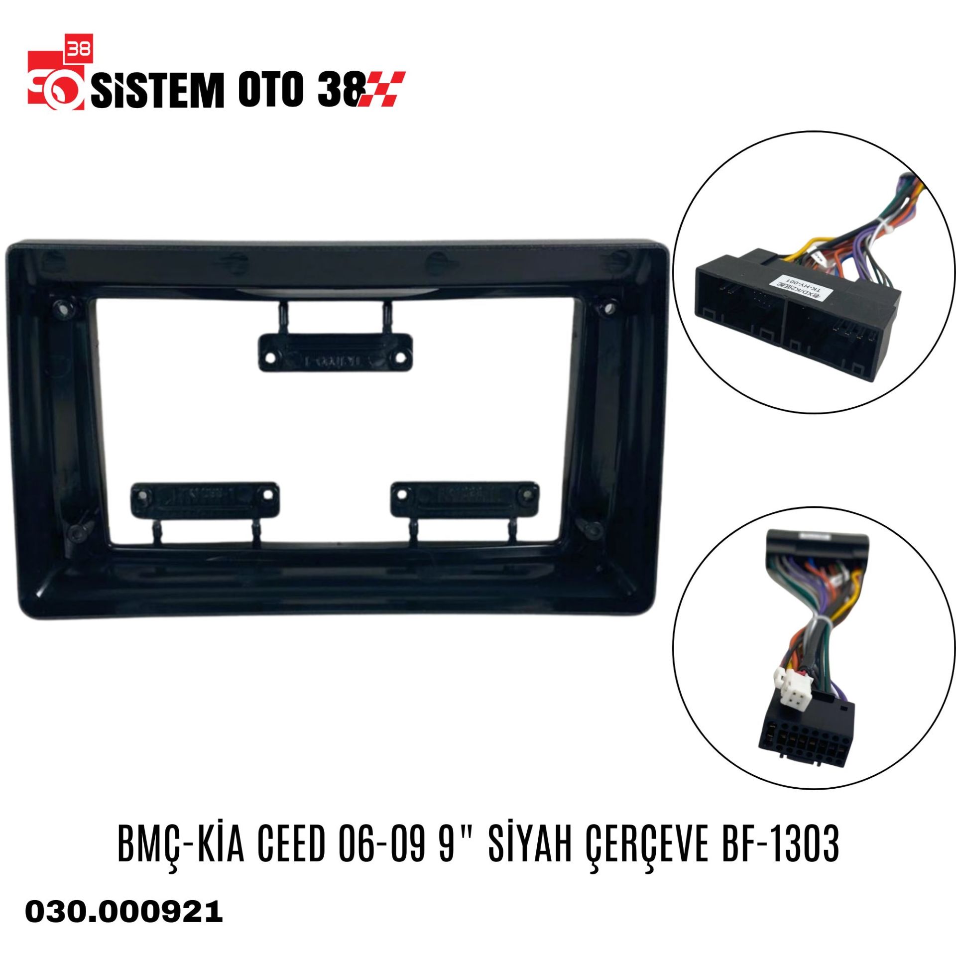 BMÇ-KİA CEED 06-09 9'' SİYAH ÇERÇEVE BF-1303 | | MULTİMEDYALAR