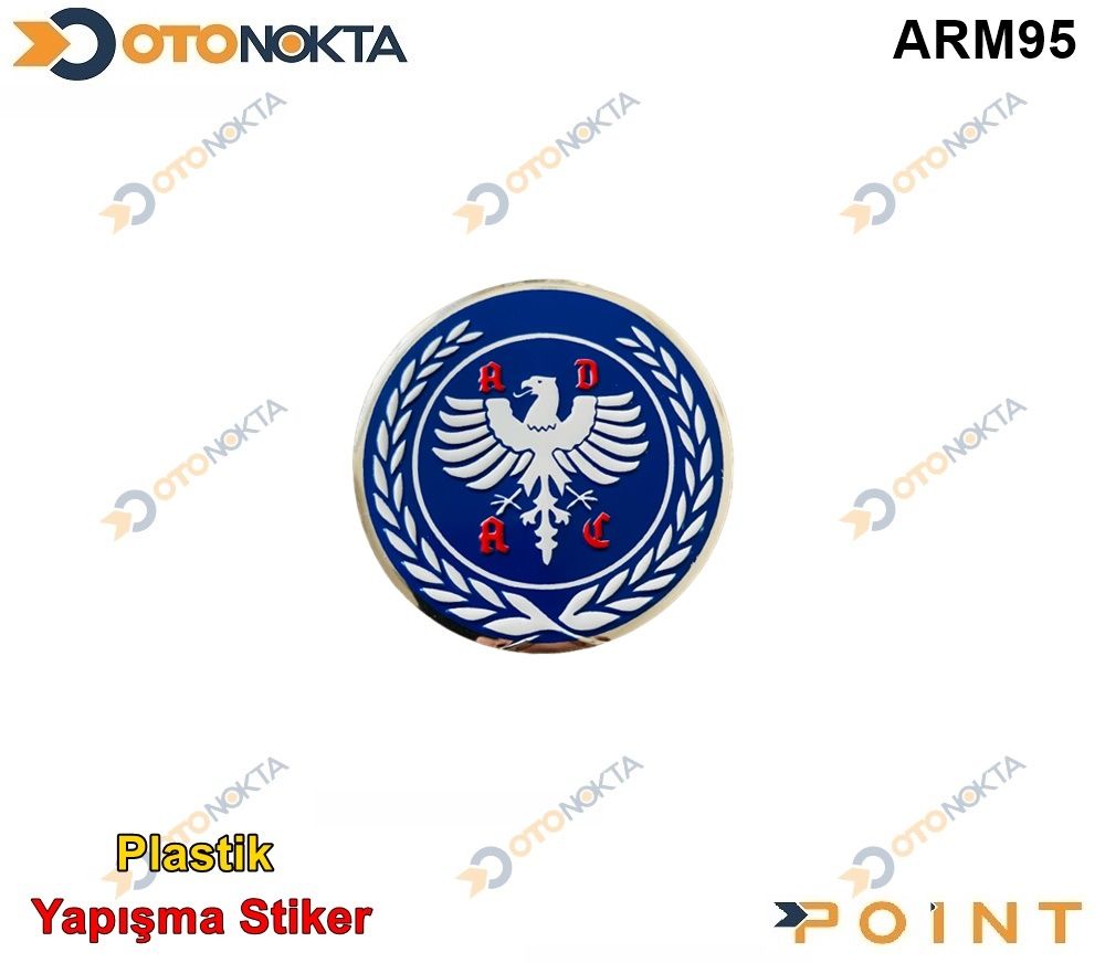 ARMA STICKER ADAC MAVI