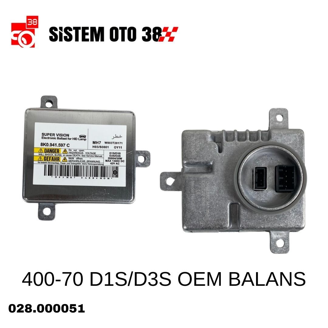 400-70 D1S/D3S OEM BALANS | | LED AYDINLATMA GRUBU