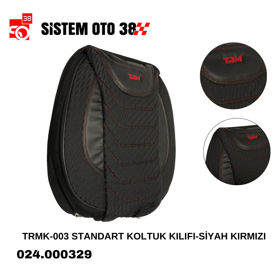 TRMK-003 STANDART KOLTUK KILIFI-SİYAH KIRMIZI | | KOLTUK KILIF VE MİNDER