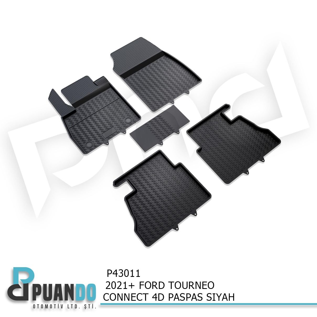 2021+ FORD TOURNEO CONNECT 4D PASPAS SIYAH