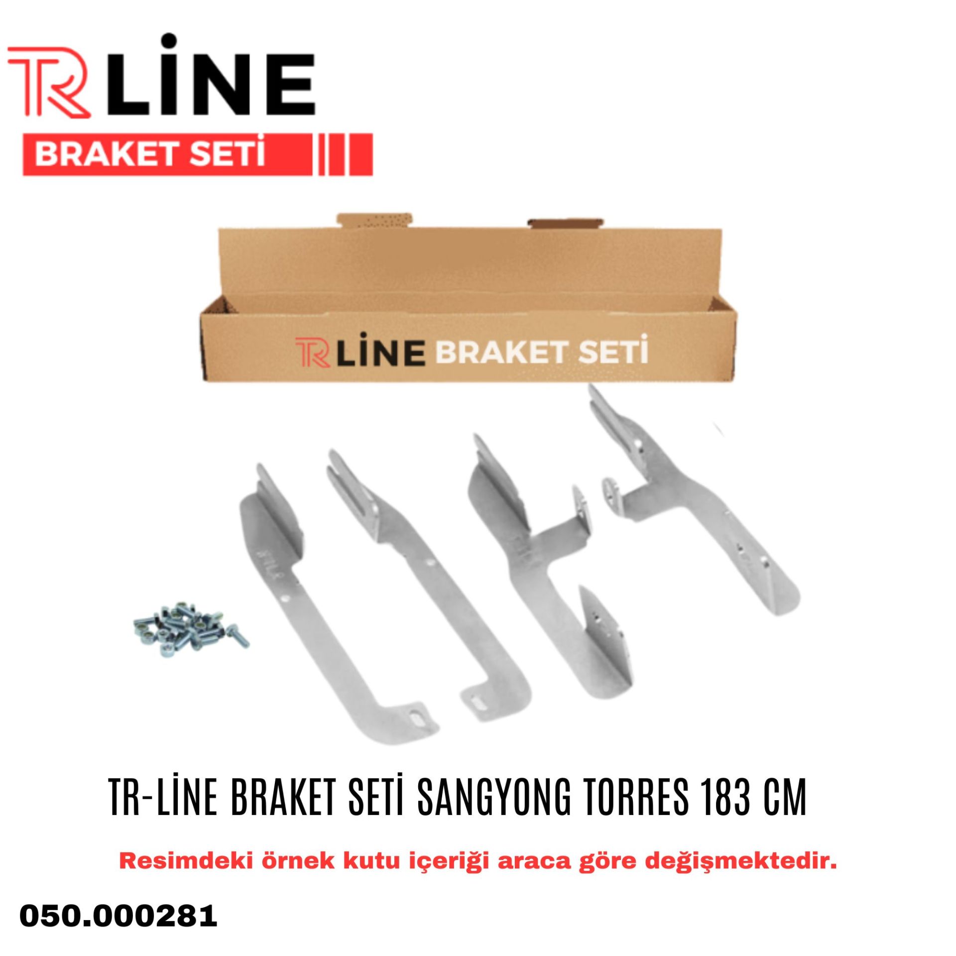 TR-LİNE BRAKET SETİ SANGYONG TORRES 183 CM | | YAN BASAMAK VE TAVAN BAR