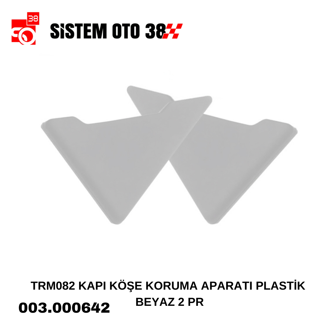 TRM082 KAPI KÖŞE KORUMA APARATI PLASTİK BEYAZ 2 PR | | ARAÇ DIŞI AKSESUARLAR