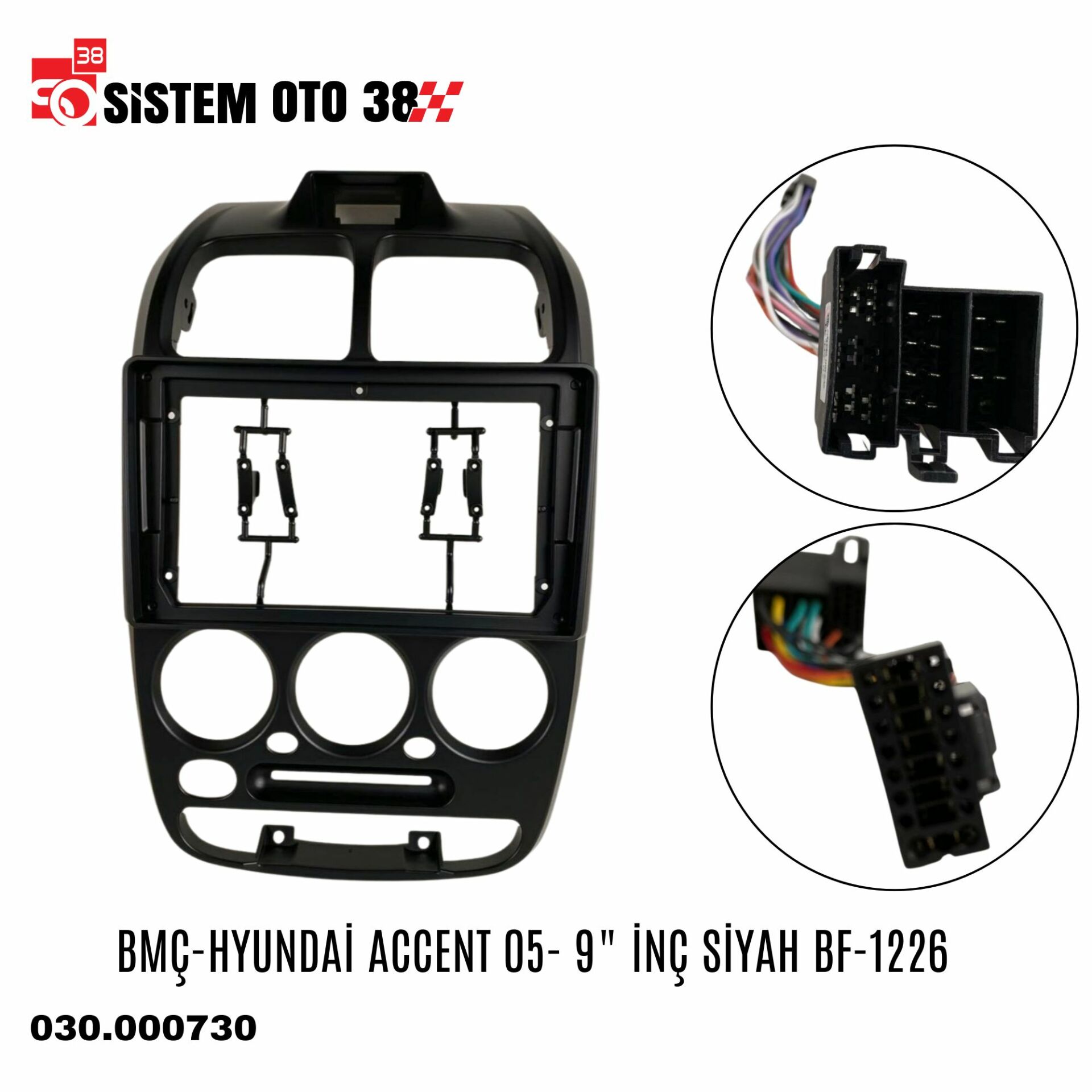 BMÇ-HYUNDAİ ACCENT 05- 9'' İNÇ SİYAH BF-1226 | | MULTİMEDYALAR