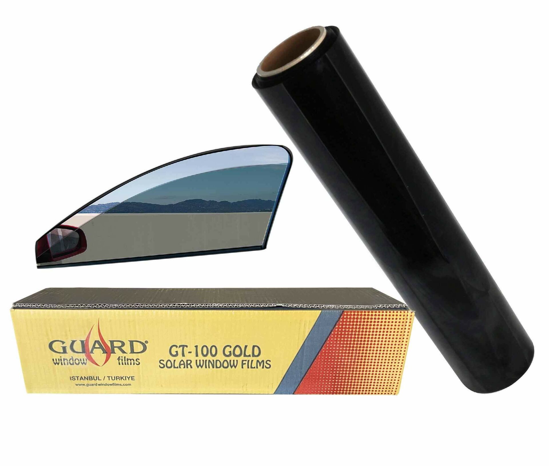 ÇİZİLMEZ CAM FİLMİ 50 CMx60 METRE LIGHT BLACK % 35 | GUARD