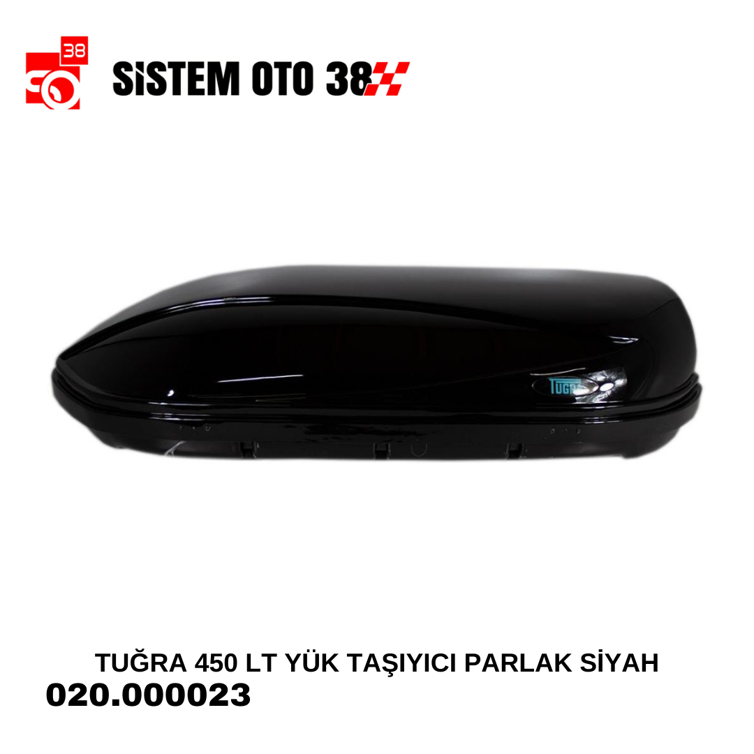 TUĞRA 450 LT YÜK TAŞIYICI PARLAK SİYAH | | KAPALI BAGAJLAR