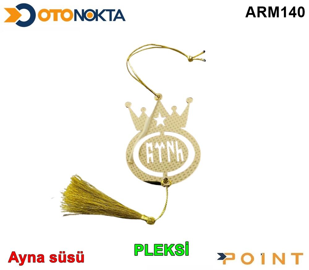 ARMA STICKER AYNA SUSU PLEXI GOKTURK GOLD