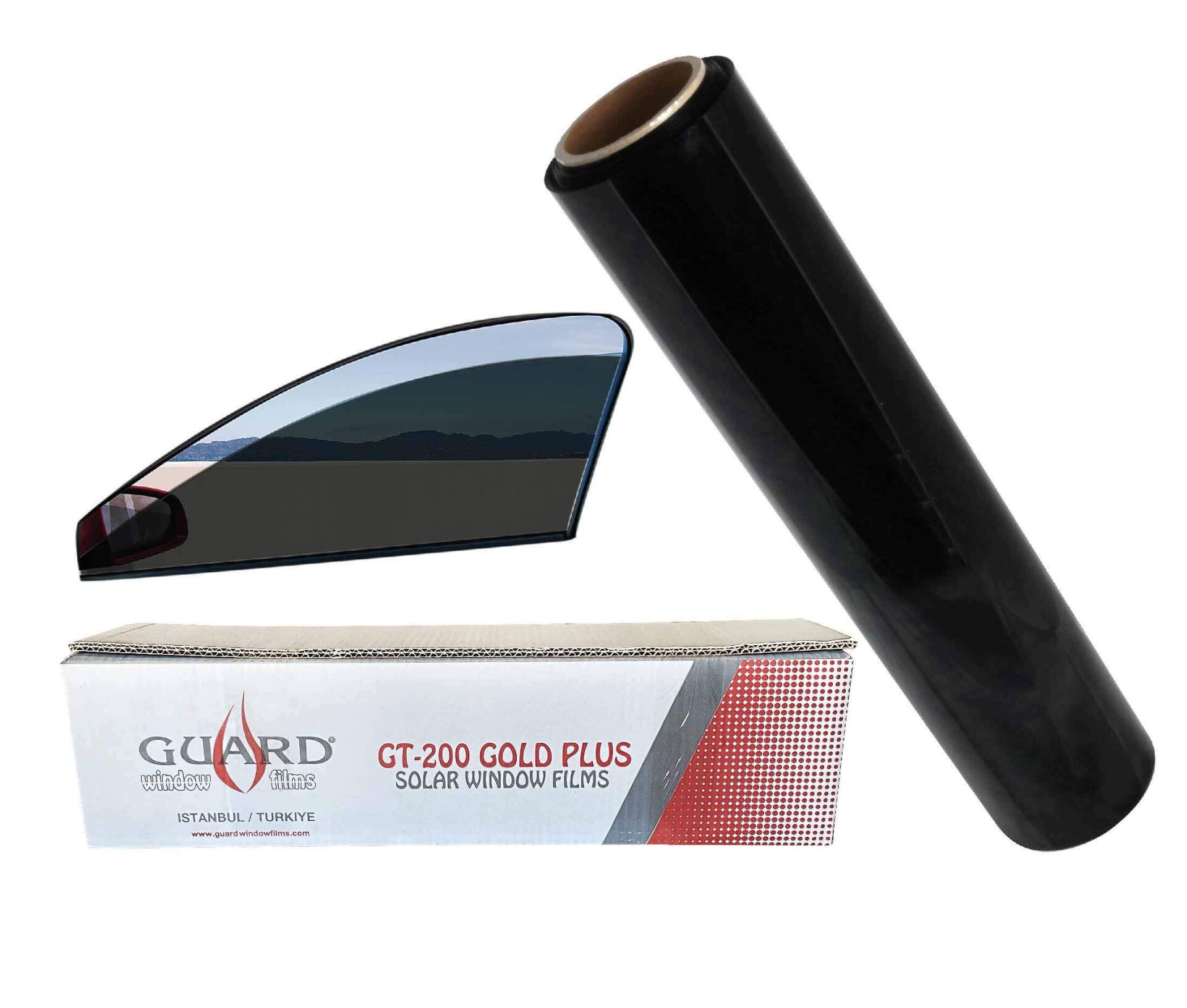 ÇİZİLMEZ CAM FİLMİ 152,5 CMx60 METRE DARK BLACK % 15 | GUARD