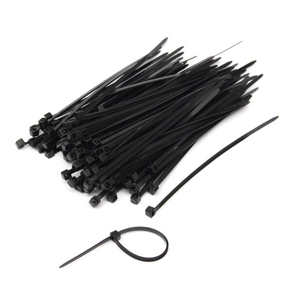 4,8 mm x 400 mm KABLO BAĞI İTHAL SİYAH (1 PAKET 100 ADET ) | İTHAL