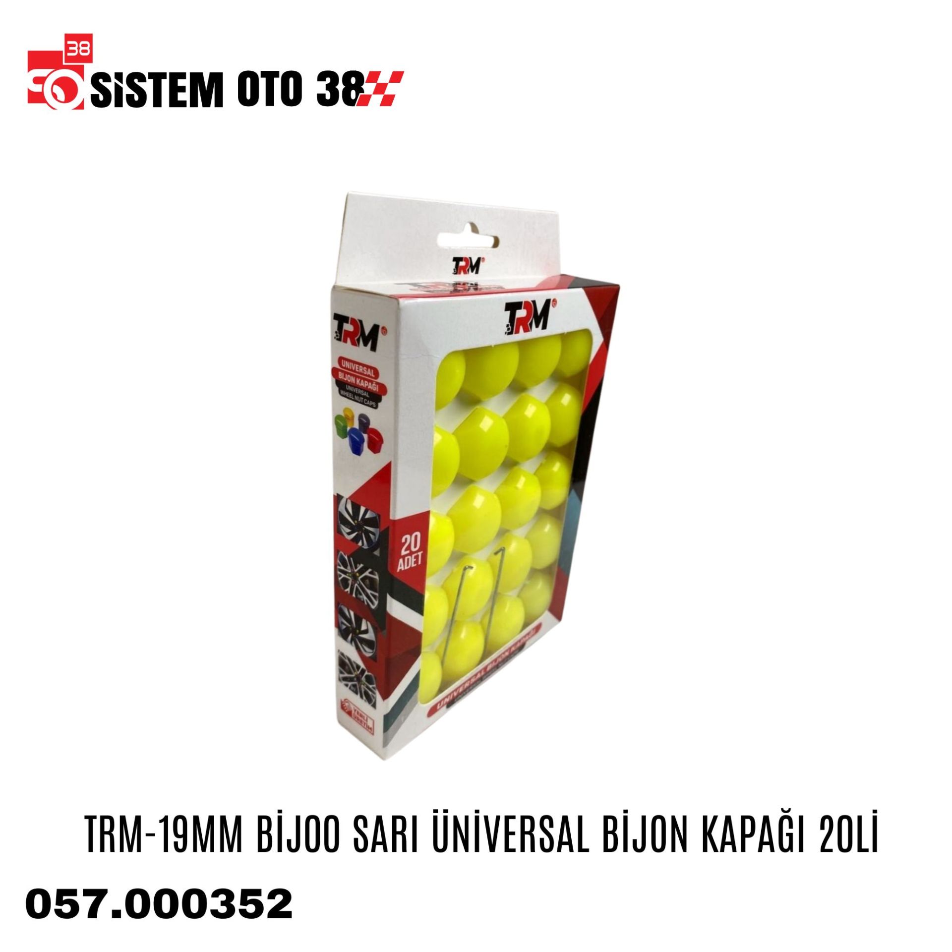 TRM-19MM BİJ00 SARI ÜNİVERSAL BİJON KAPAĞI 20Lİ | | MUHTELİF ÜRÜNLER