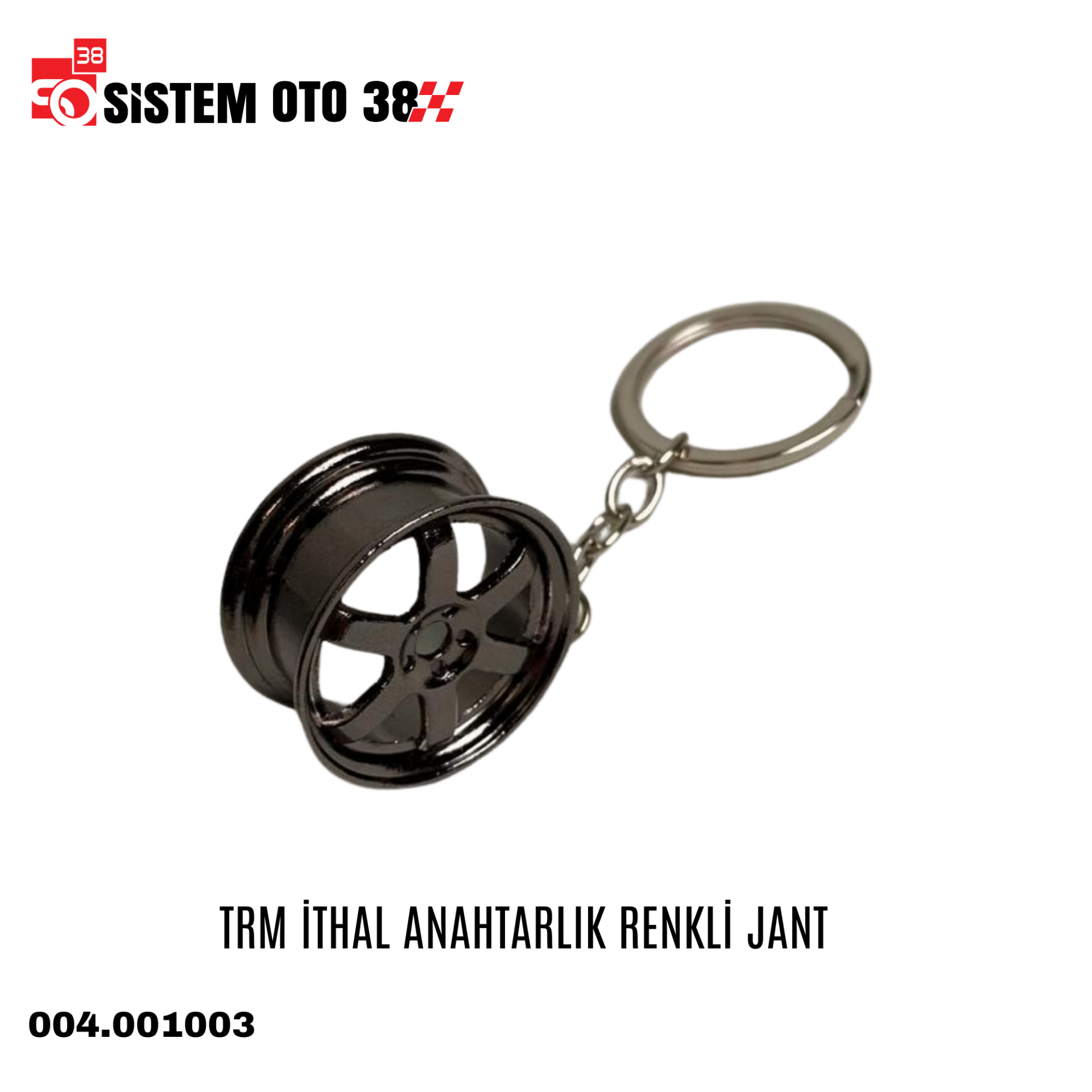 TRM İTHAL ANAHTARLIK RENKLİ JANT | | ARAÇ İÇİ AKSESUARLAR