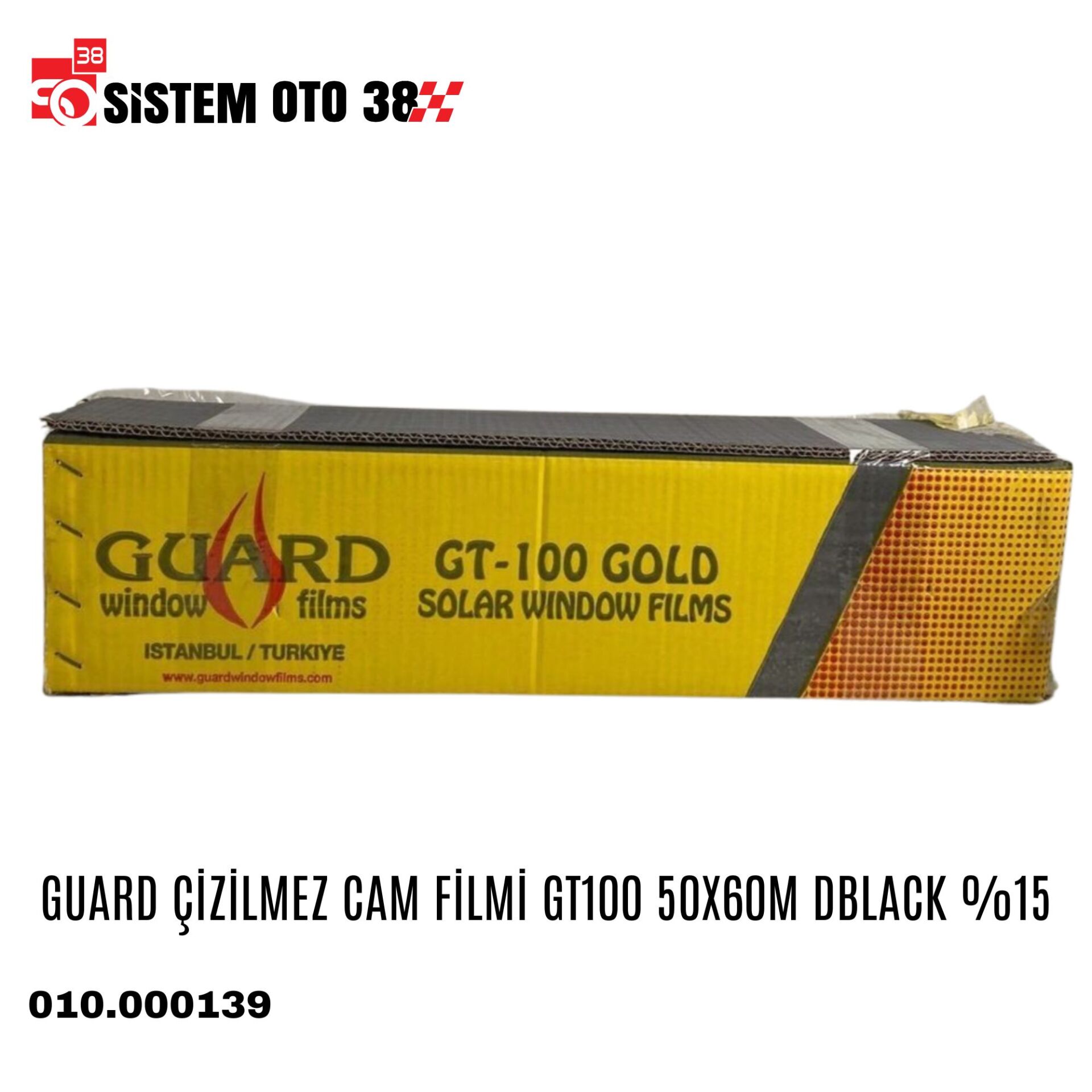 GUARD ÇİZİLMEZ CAM FİLMİ GT100 50X60M DBLACK %15 | | CAM FİLMLERİ