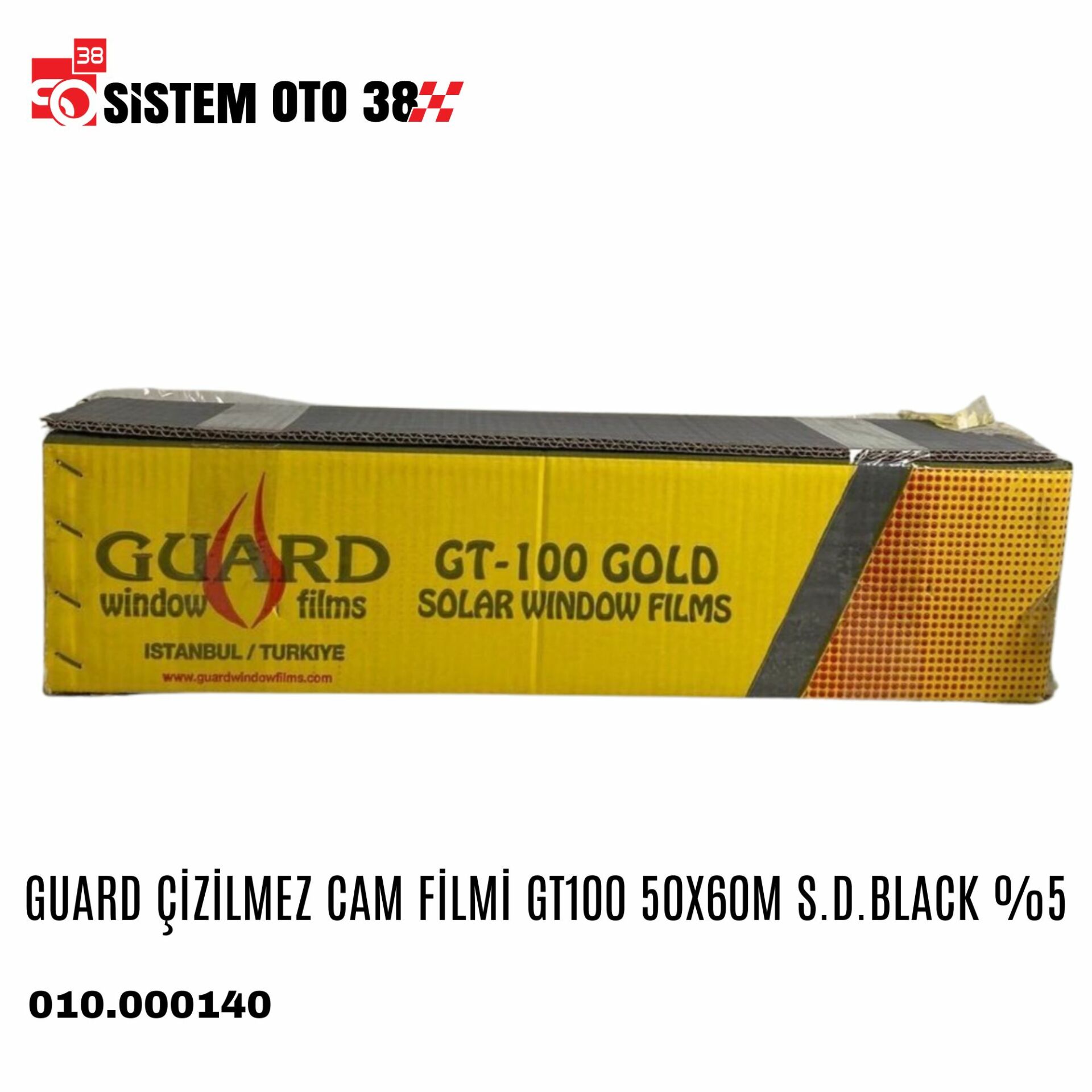 GUARD ÇİZİLMEZ CAM FİLMİ GT100 50X60M S.D.BLACK %5 | | CAM FİLMLERİ