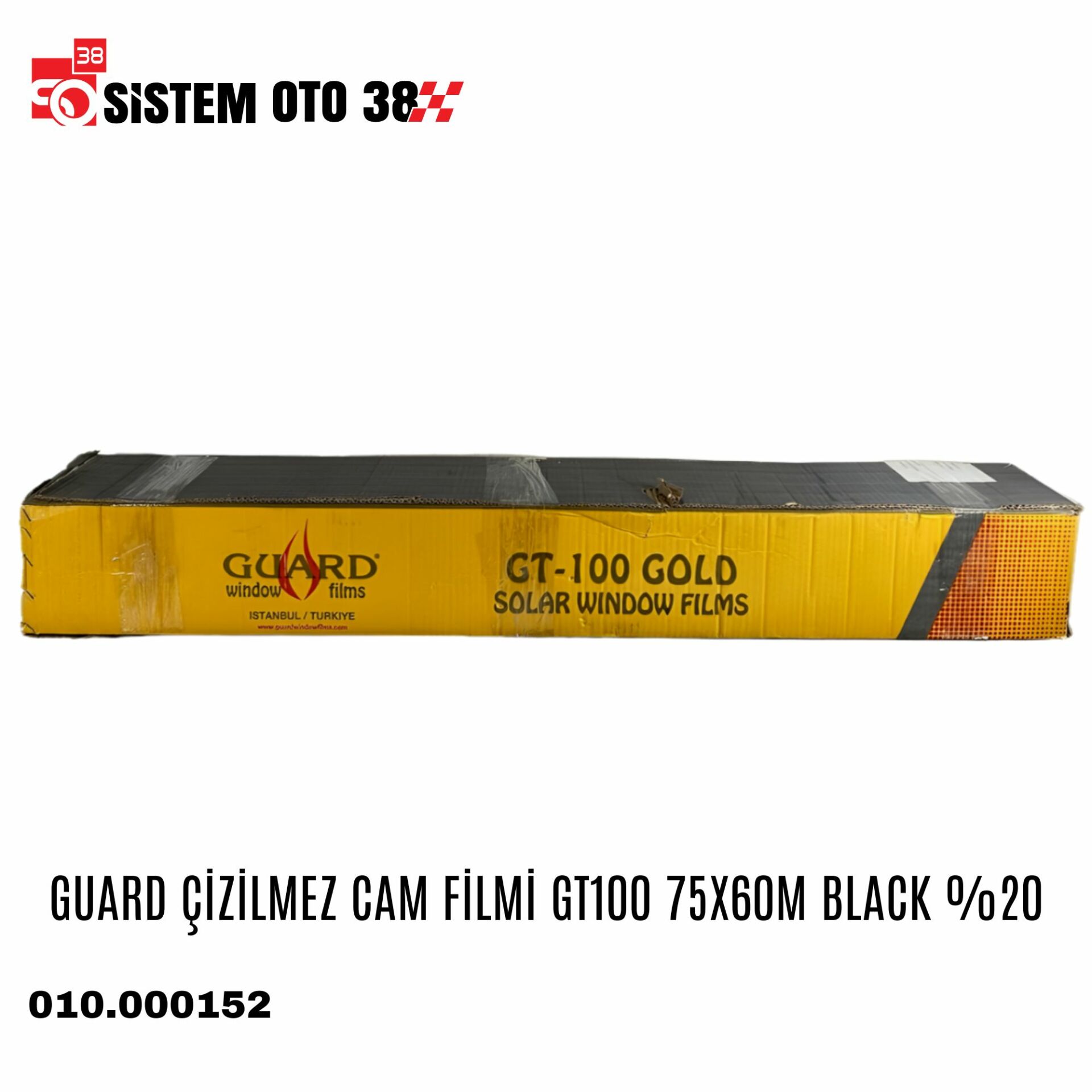 GUARD ÇİZİLMEZ CAM FİLMİ GT100 75X60M BLACK %20 | | CAM FİLMLERİ