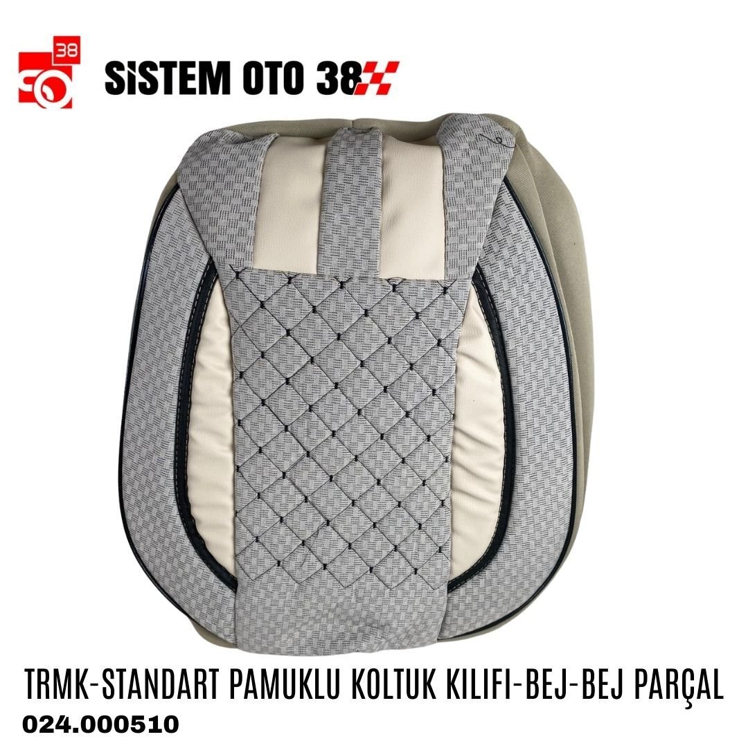 TRMK-STANDART PAMUKLU KOLTUK KILIFI-BEJ-BEJ PARÇAL | | KOLTUK KILIF VE MİNDER