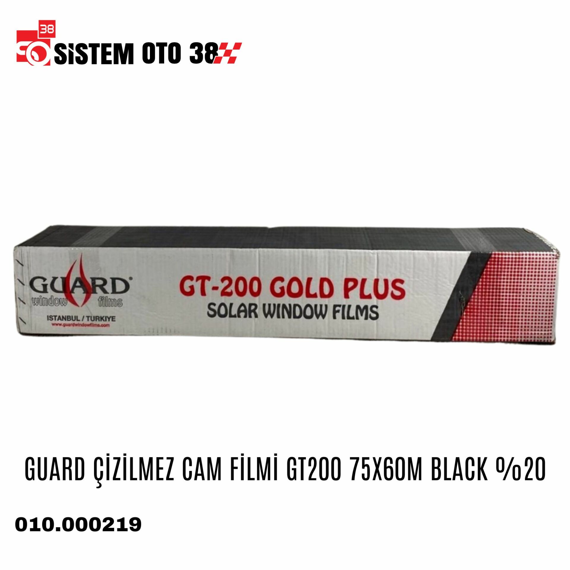 GUARD ÇİZİLMEZ CAM FİLMİ GT200 75X60M BLACK %20 | | CAM FİLMLERİ