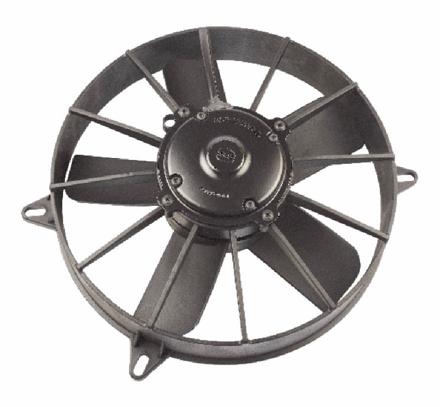 11'' KOMPLE YASSI GENİŞ EMİCİ AKSİYEL FAN ( 5 KANAT ) 12V 5702311120001 12V