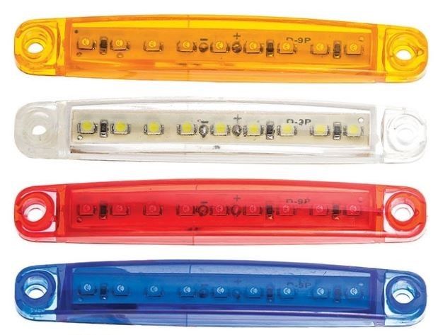 24V UZUN PARMAK LAMBA 9 LED KIRMIZI | TUNÇ