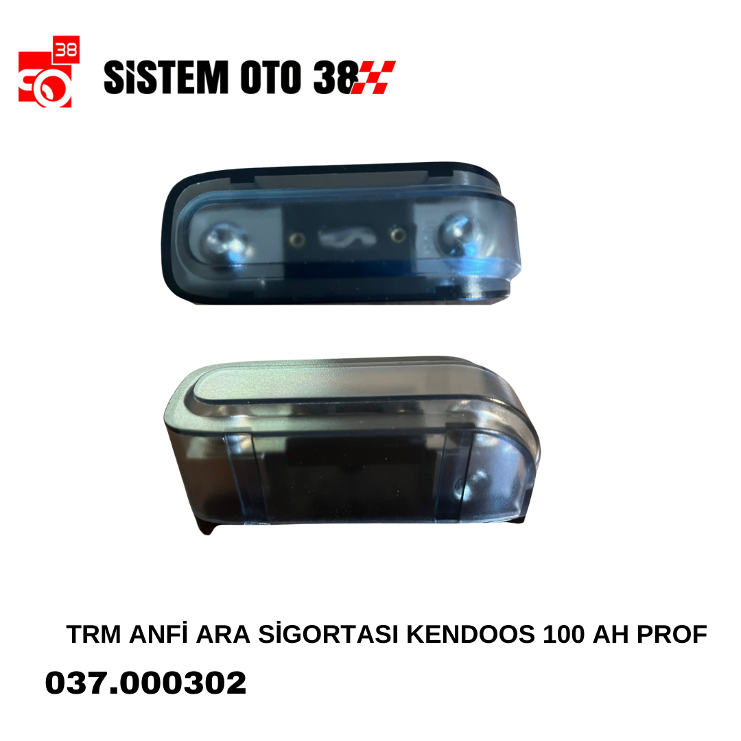 TRM ANFİ ARA SİGORTASI KENDOOS 100 AH PROF | | SES MONTAJ EKİPMANLARI