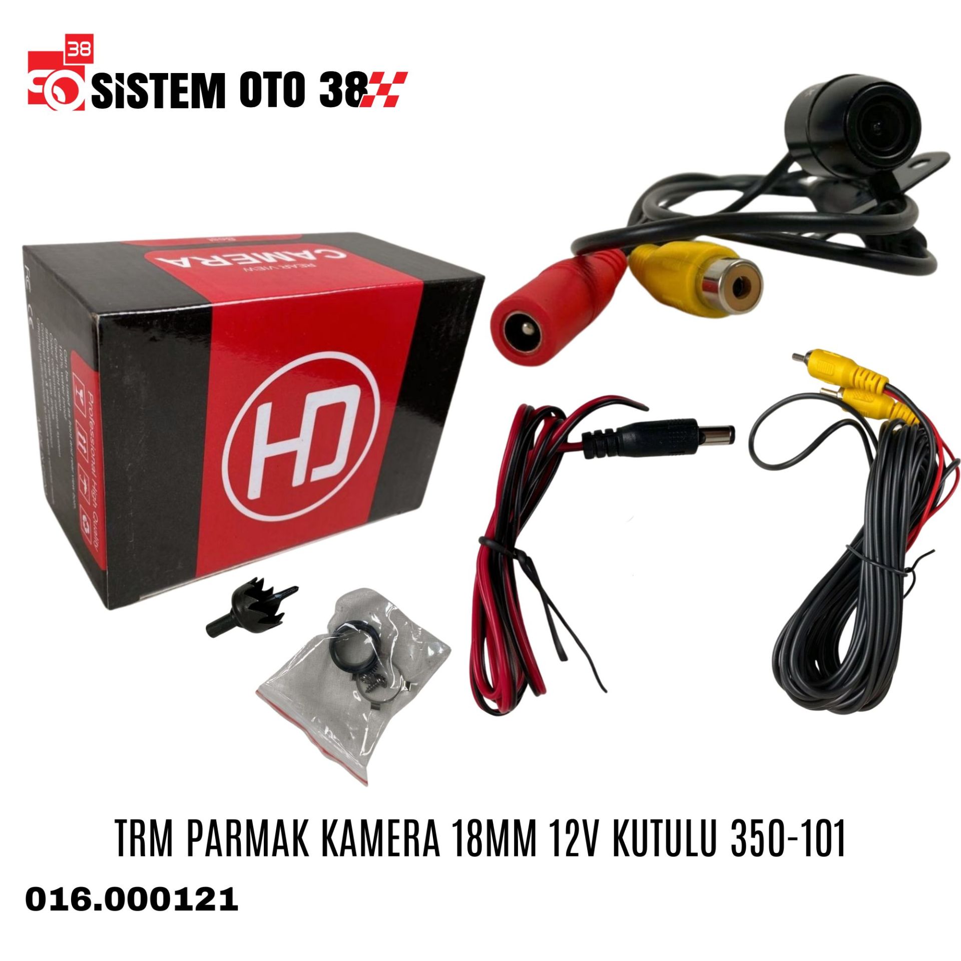 TRM PARMAK KAMERA 18MM 12V KUTULU 350-101 | | GÜVENLİK GRUBU