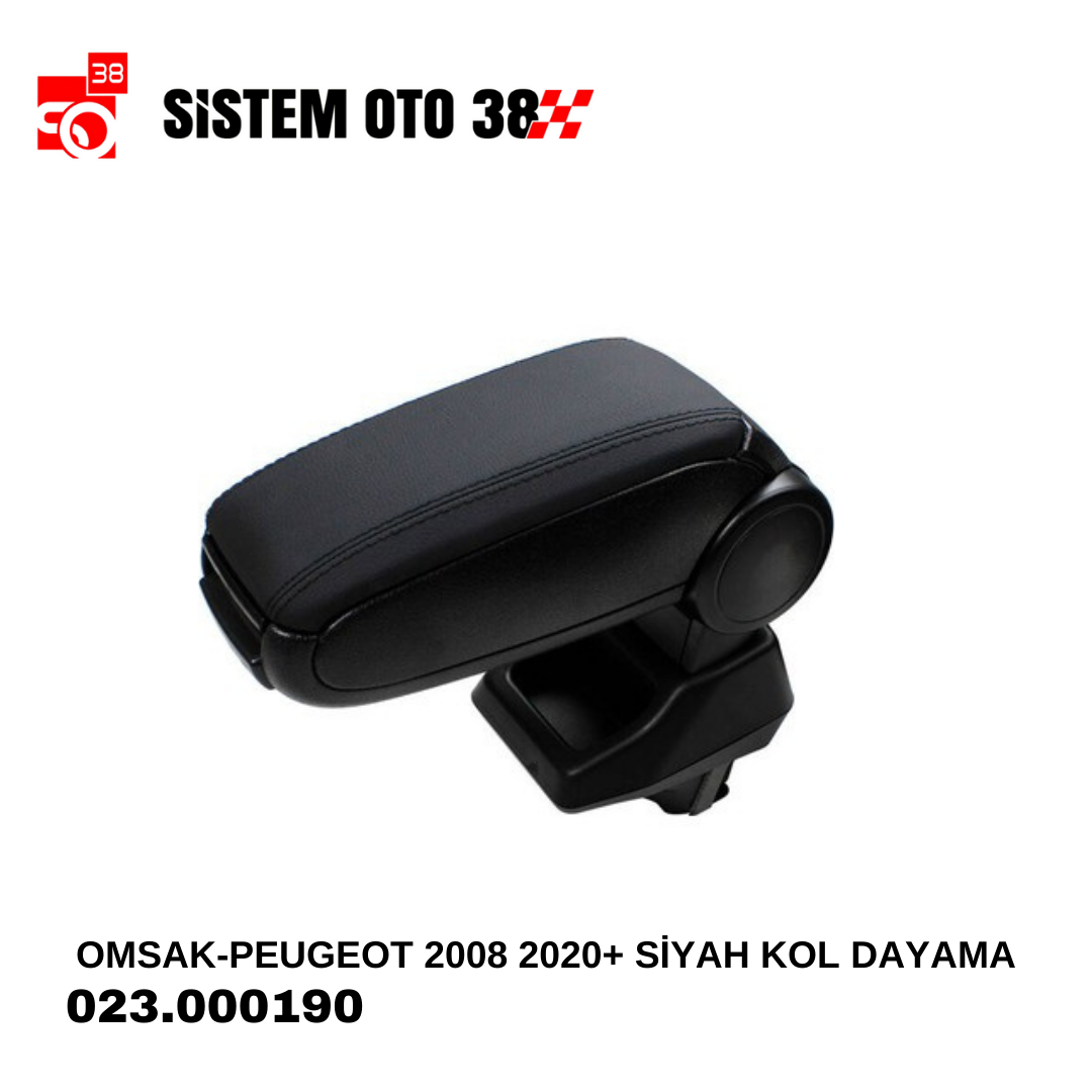 OMSAK-PEUGEOT 2008 2020+ SİYAH KOL DAYAMA | | KOLÇAKLAR
