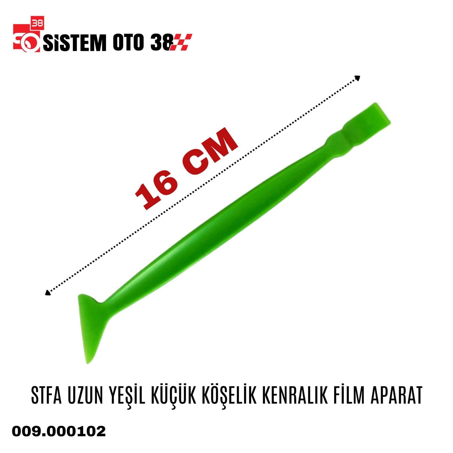 STFA UZUN YEŞİL KÜÇÜK KÖŞELİK KENRALIK FİLM APARAT | | CAM FİLMİ UYG.APARATLARI