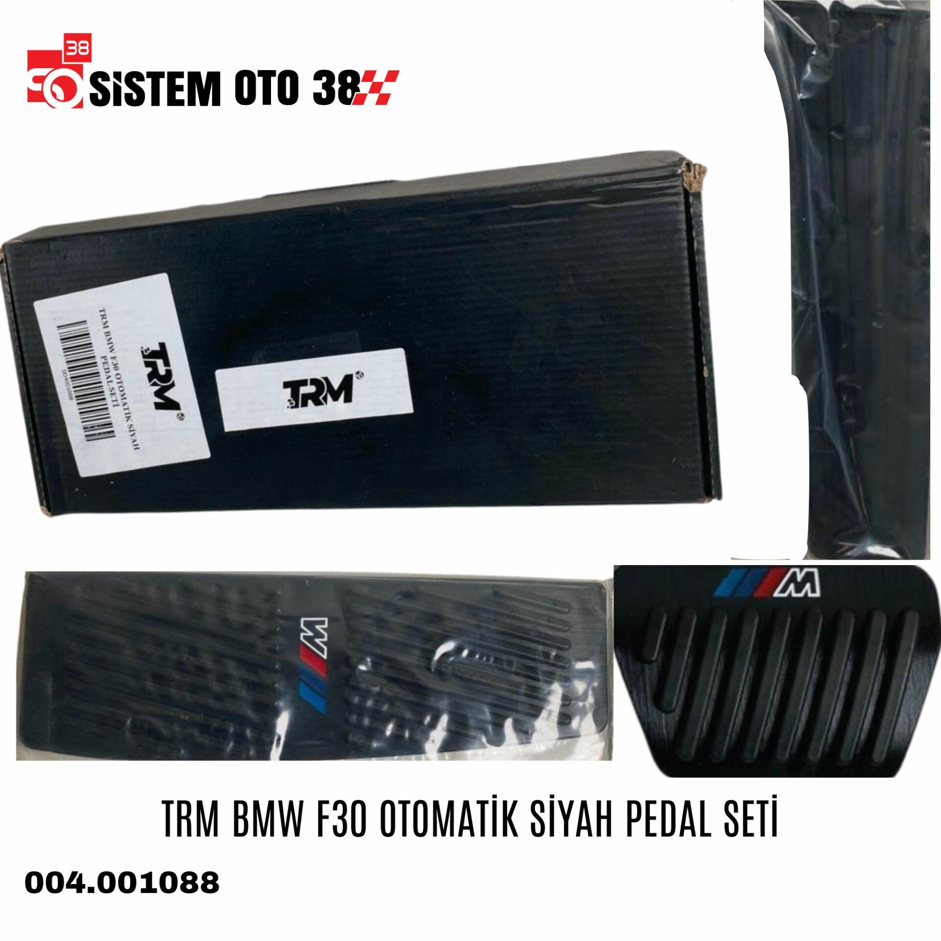 TRM BMW F30 OTOMATİK SİYAH PEDAL SETİ | | ARAÇ İÇİ AKSESUARLAR