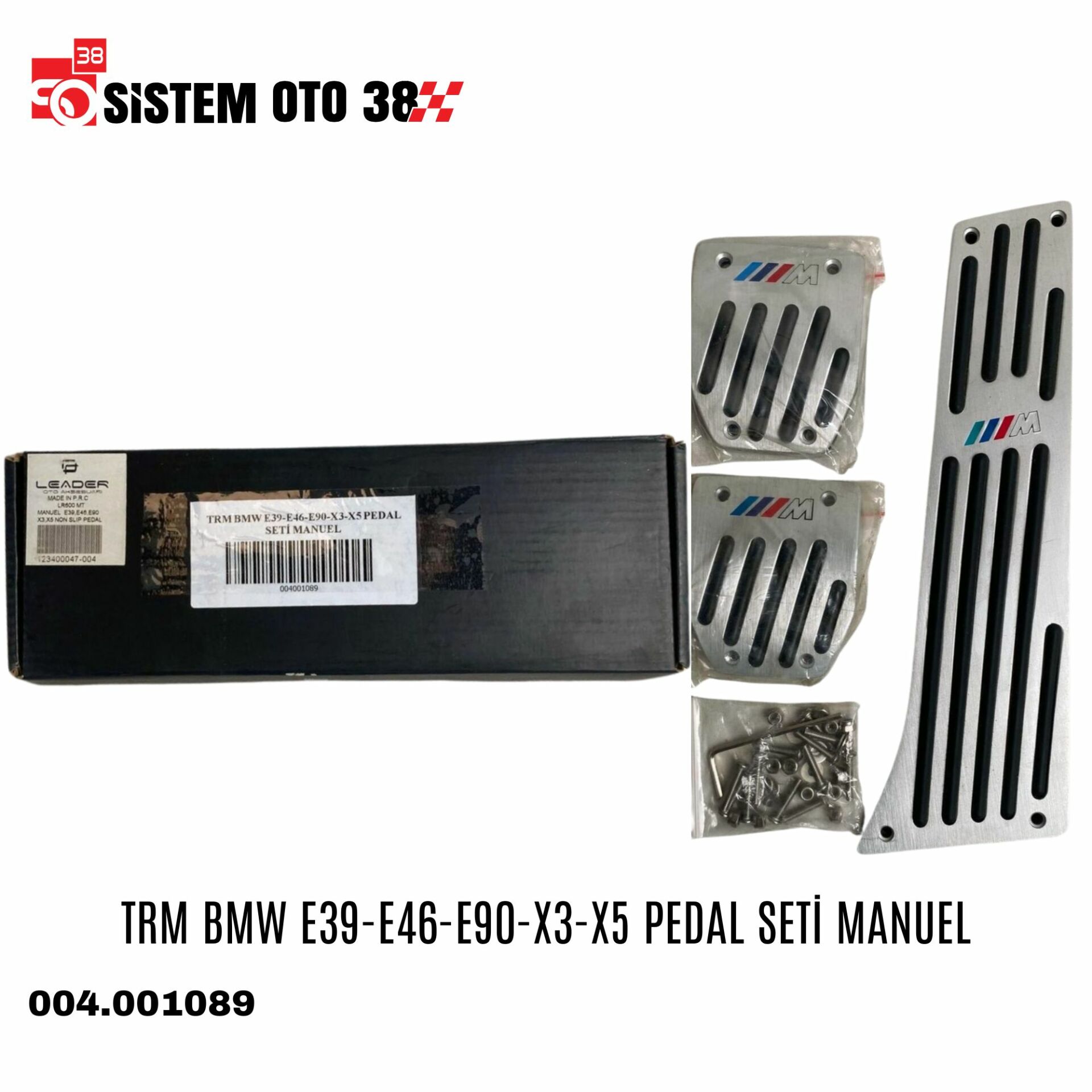 TRM BMW E39-E46-E90-X3-X5 PEDAL SETİ MANUEL | | ARAÇ İÇİ AKSESUARLAR