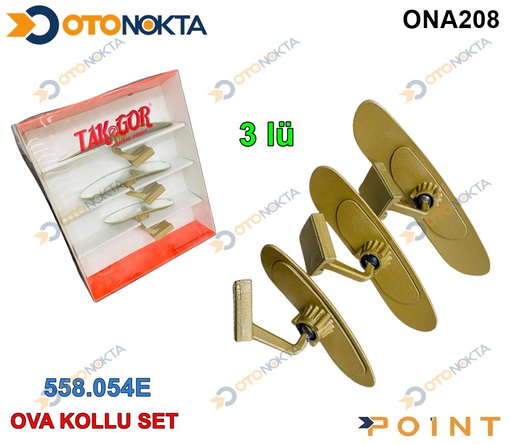 AYNA IC OVA KOLLU 3 LU SET ALTIN YALDIZLI 558.054E
