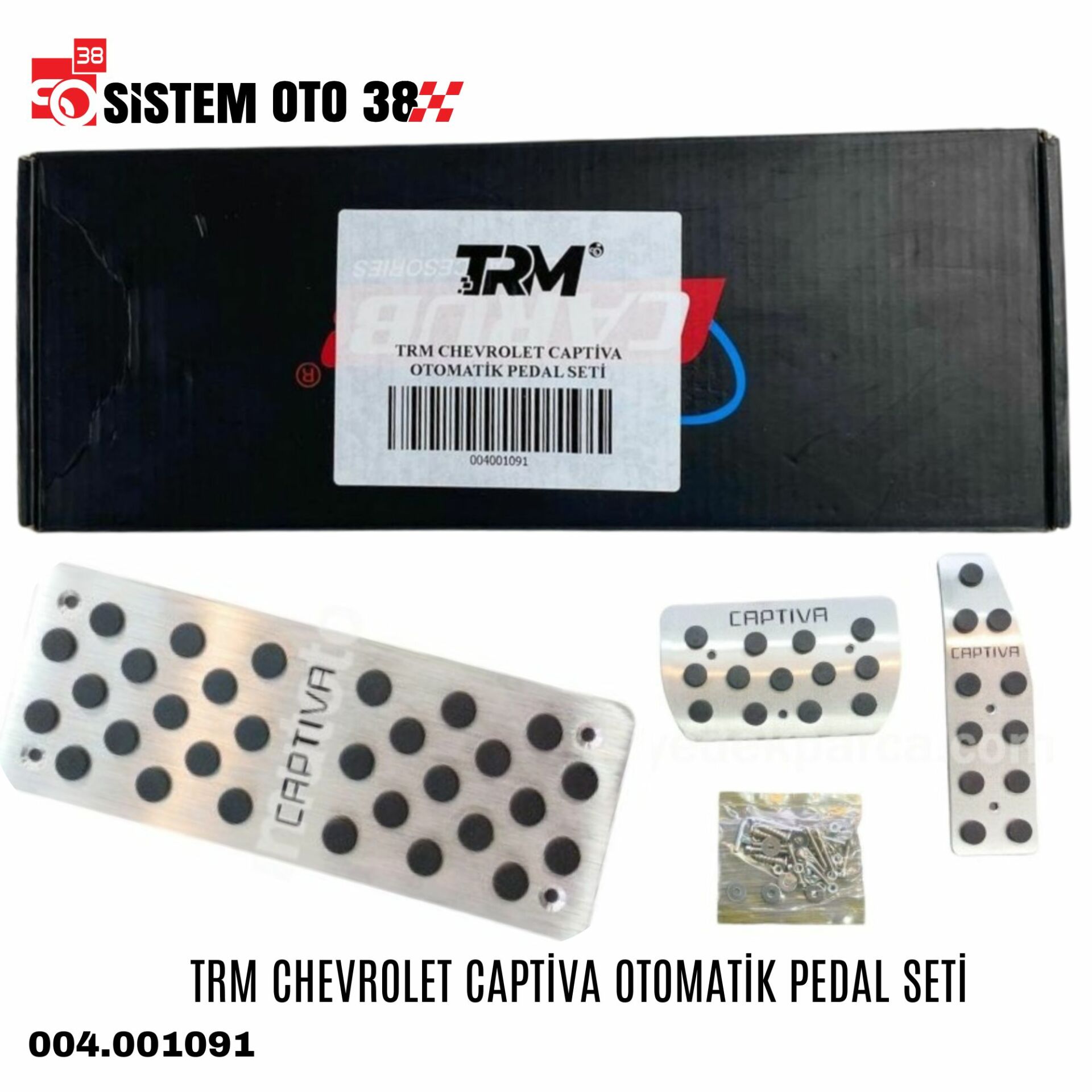 TRM CHEVROLET CAPTİVA OTOMATİK PEDAL SETİ | | ARAÇ İÇİ AKSESUARLAR