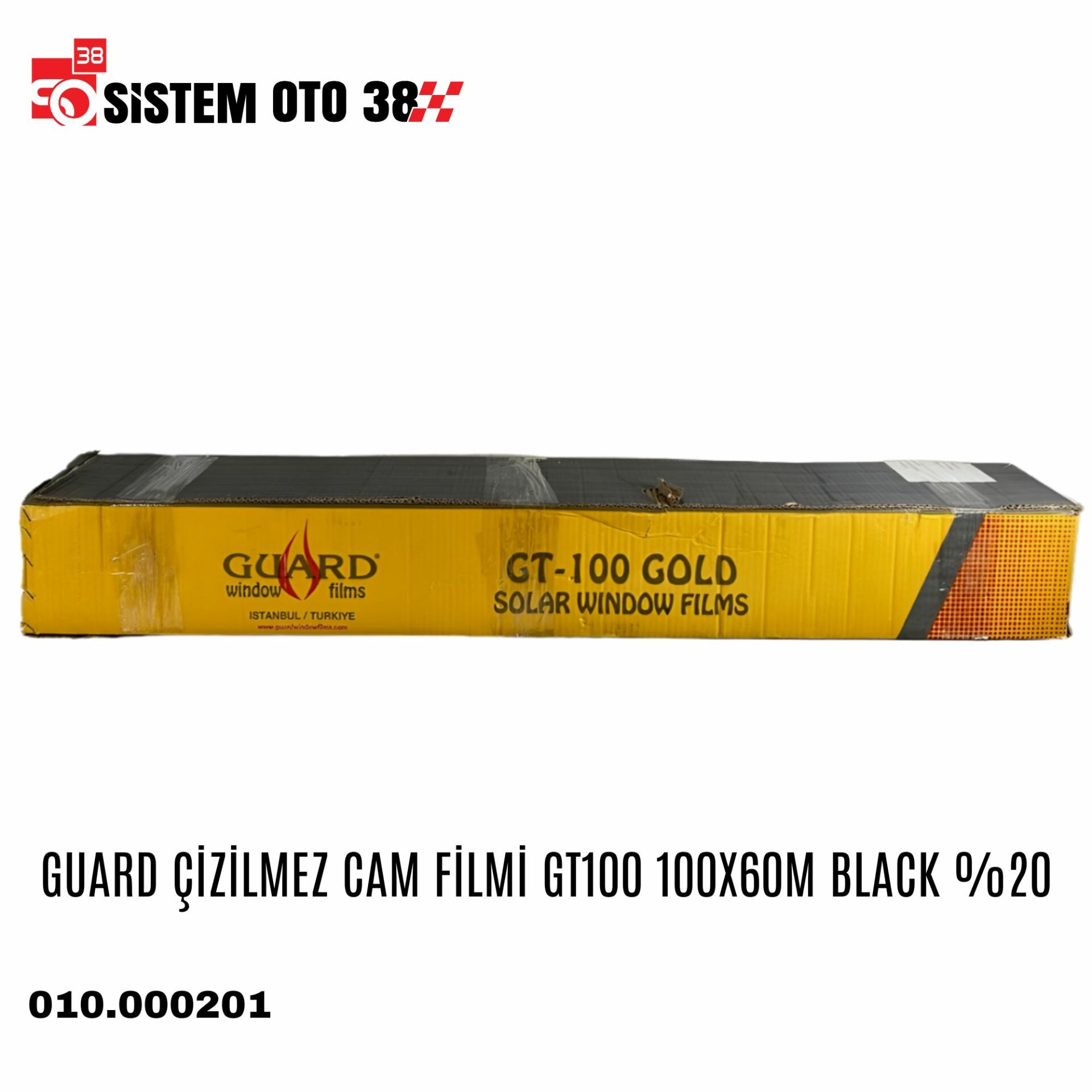 GUARD ÇİZİLMEZ CAM FİLMİ GT100 100X60M BLACK %20 | | CAM FİLMLERİ