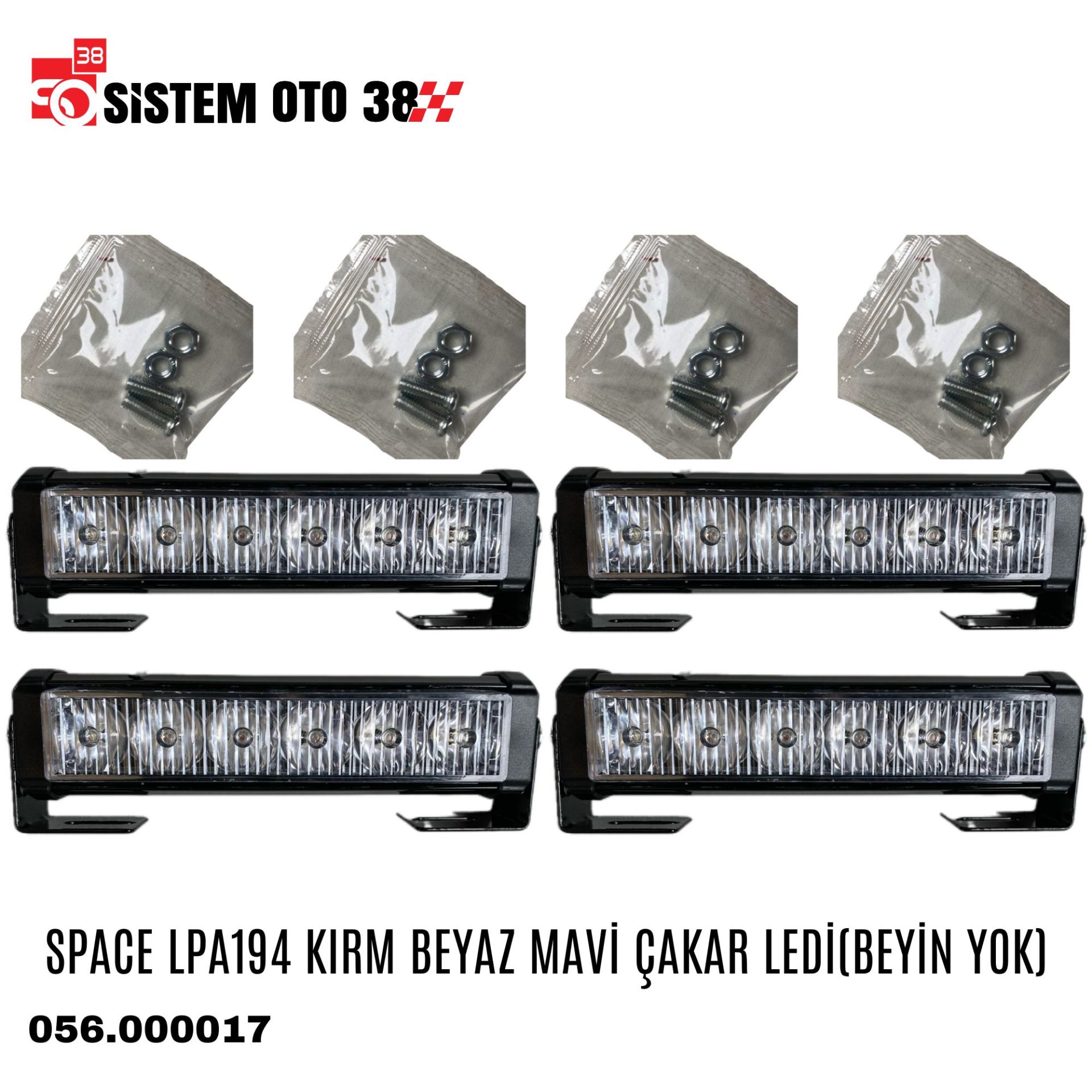 SPACE LPA194 KIRM BEYAZ MAVİ ÇAKAR LEDİ(BEYİN YOK) | | SİRENLER